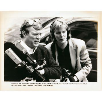 THE WAR ROOM Photos de presse N1 - 20x25 cm. - 1993 - James Carville, Chris Hegedus