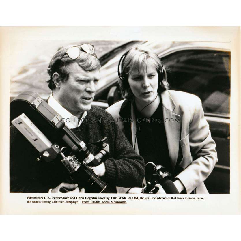 THE WAR ROOM Movie Stills N1 - 8x10 in. - 1993 - Chris Hegedus, James Carville