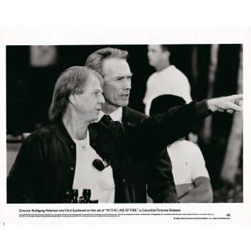 DANS LA LIGNE DE MIRE Photos de presse N8 - 20x25 cm. - 1993 - Clint Eastwood, Wolfgang Petersen