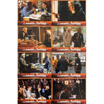 FINDING FORRESTER Lobby Cards x8 - 9x12 in. - 2000 - Gus Van Sant, Sean Connery