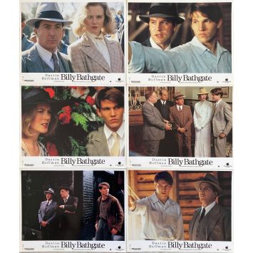 BILLY BATHGATE Lobby Cards x6 - 9x12 in. - 1991 - Robert Benton, Dustin Hoffman