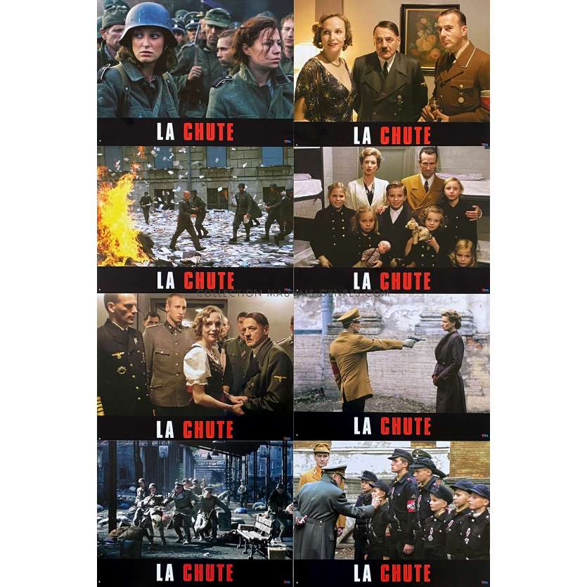 DOWNFALL Lobby Cards x8 - 9x12 in. - 2004 - Oliver Hirschbiegel, Bruno Ganz