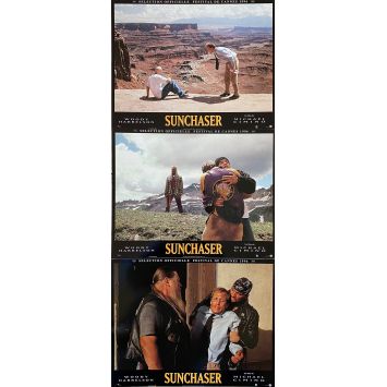 THE SUNCHASER Lobby Cards x3 - 9x12 in. - 2002 - Michael Cimino, Woody Harrelson