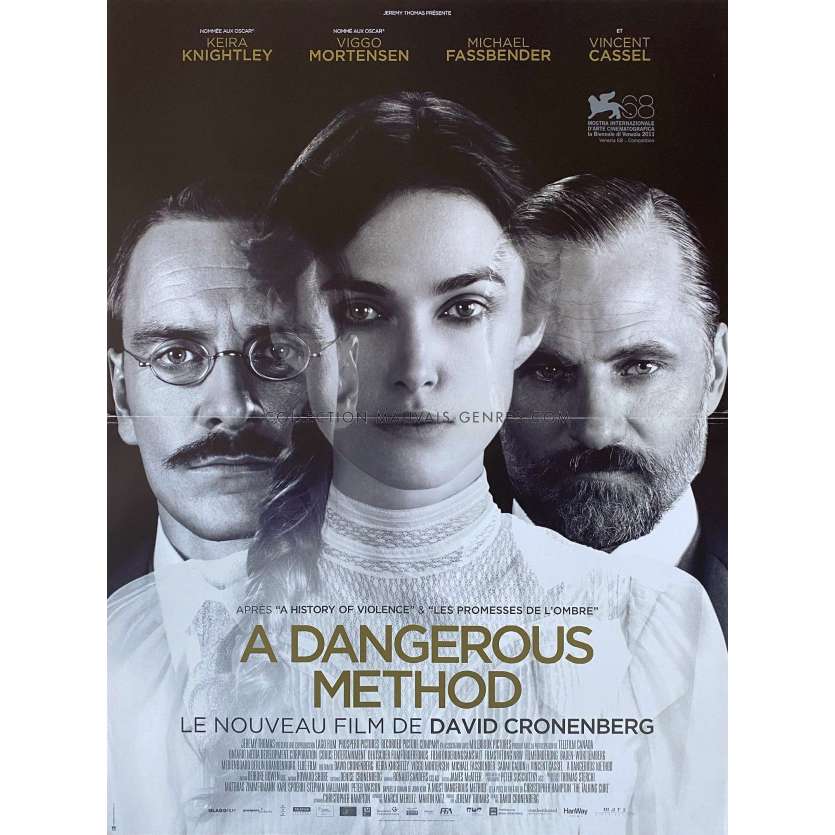 A DANGEROUS METHOD Affiche de film- 40x54 cm. - 2011 - Michael Fassbender, David Cronenberg