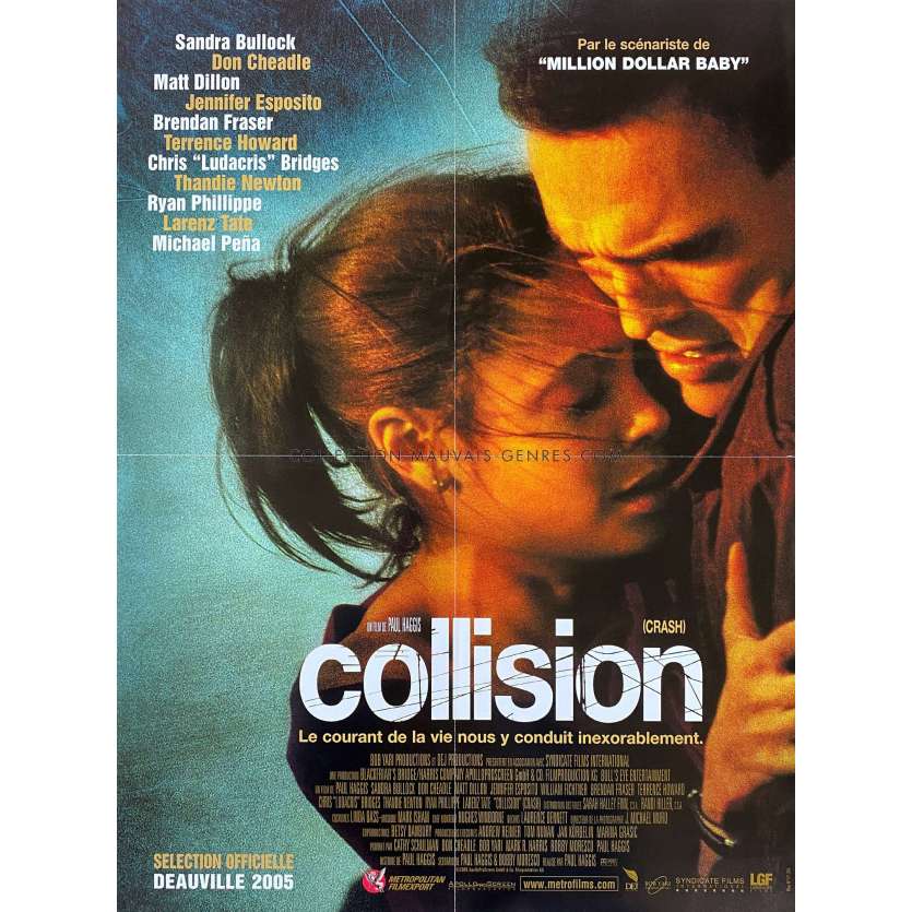 COLLISION Affiche de film- 40x54 cm. - 2004 - Sandra Bullock, Paul Haggis