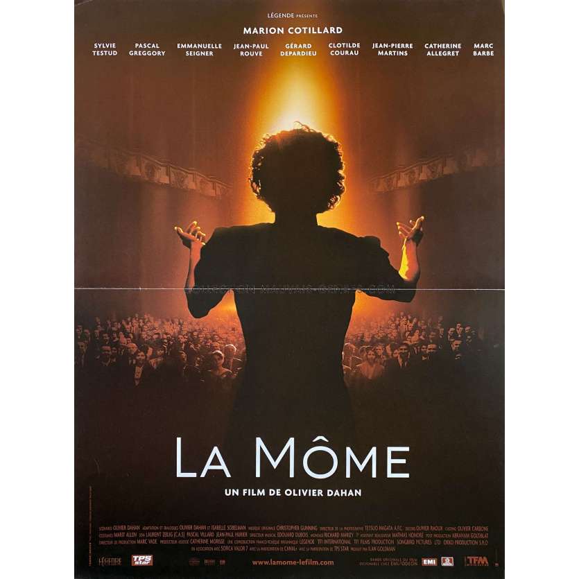 LA MOME Affiche de film- 40x54 cm. - 2007 - Marion Cotillard, Olivier Dahan