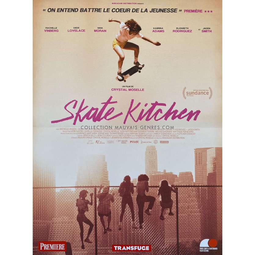 SKATE KITCHEN Affiche de film- 40x54 cm. - 2018 - Rachelle Vinberg, Crystal Moselle