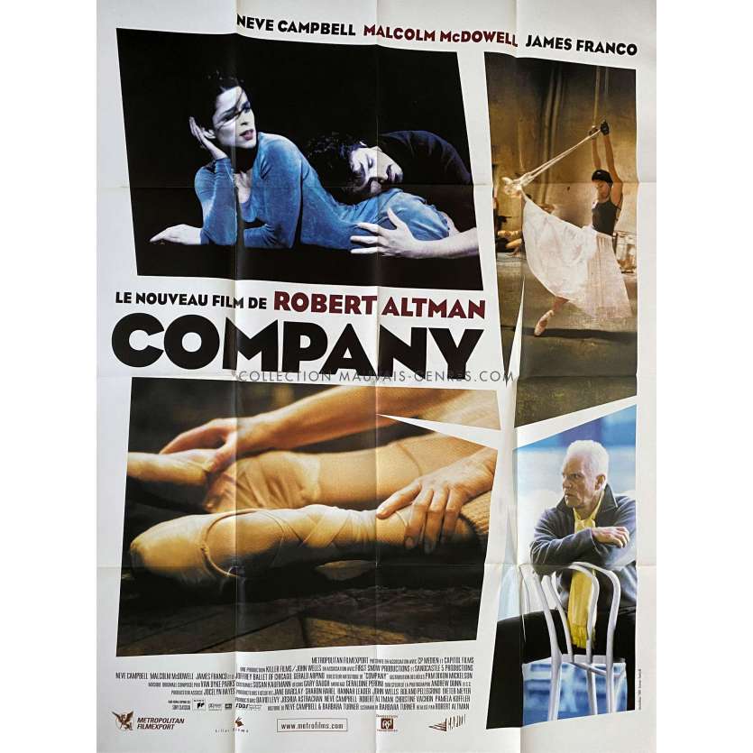 COMPANY Movie Poster- 47x63 in. - 2003 - Robert Altman, Neve Campbell