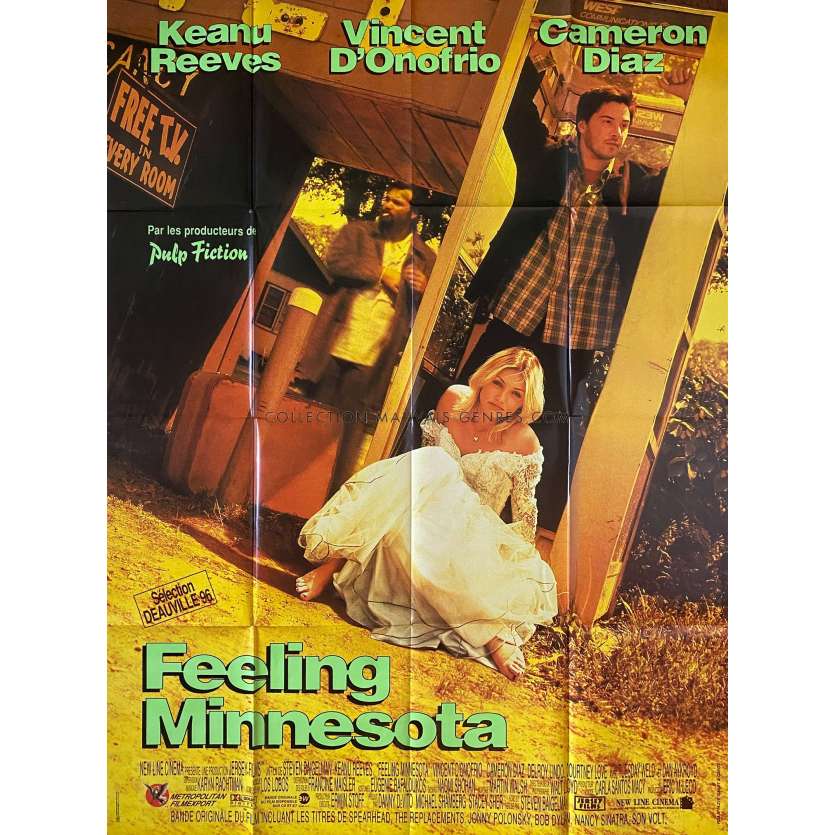 FEELING MINNESOTA Affiche de film- 120x160 cm. - 1996 - Keanu Reeves, Steven Baigelman