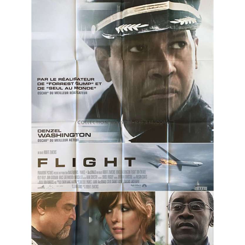 FLIGHT Affiche de film- 120x160 cm. - 2012 - Denzel Washington, Robert Zemeckis