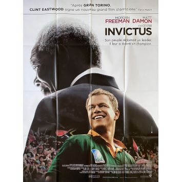 INVICTUS Affiche de film- 120x160 cm. - 2009 - Morgan Freeman, Clint Eastwood