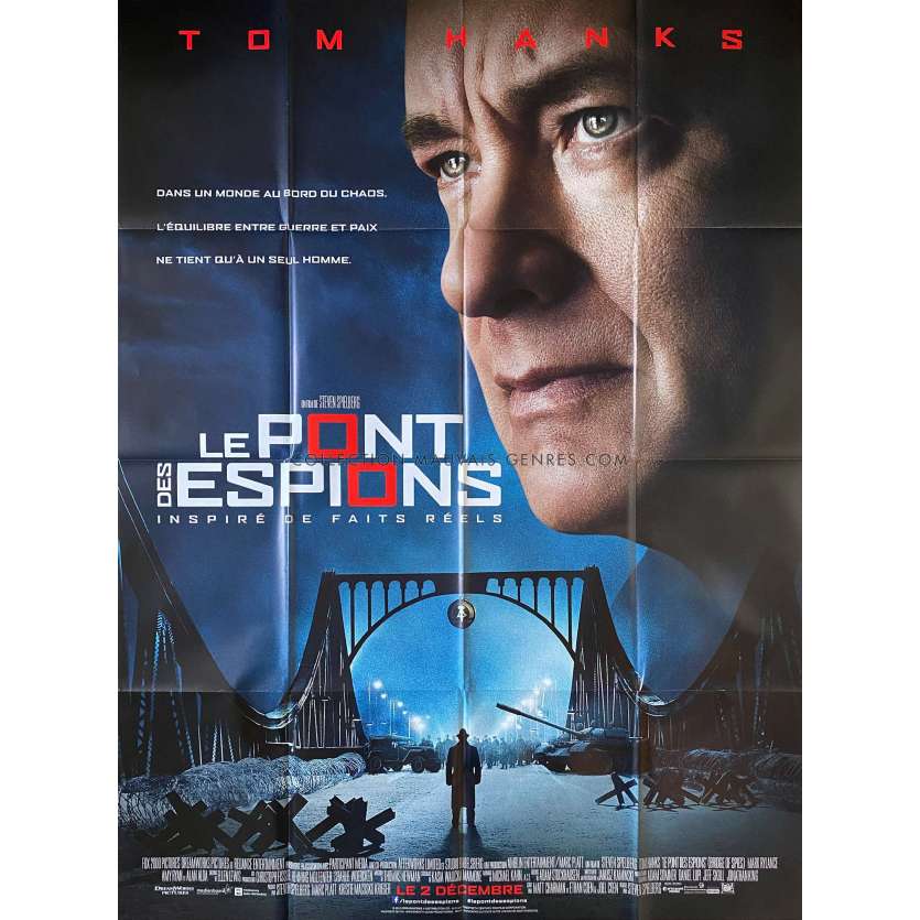 BRIDGE OF SPIES Movie Poster- 47x63 in. - 2015 - Steven Spielberg, Tom Hanks