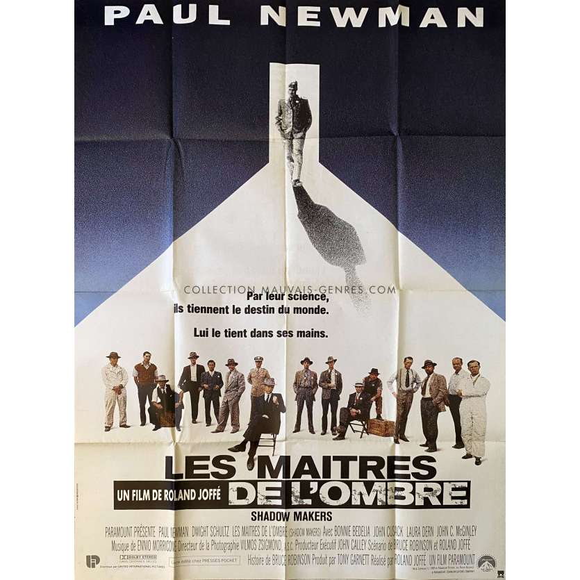 LES MAITRES DE L'OMBRE Affiche de film- 120x160 cm. - 1989 - Paul Newman, Roland Joffé