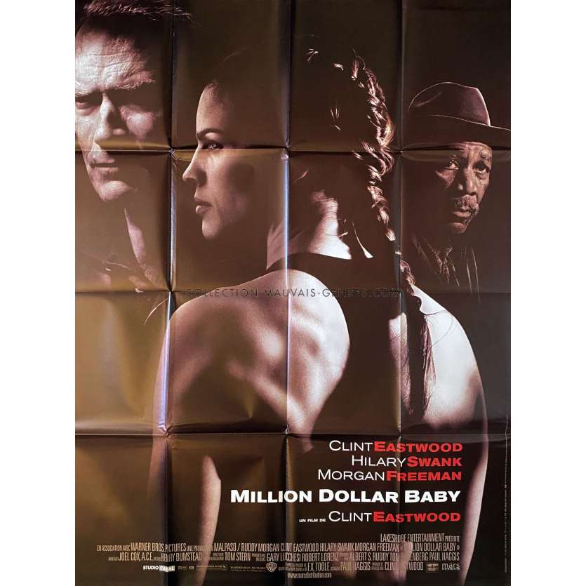 MILLION DOLLAR BABY Affiche de film- 120x160 cm. - 2004 - Hilary Swank, Clint Eastwood