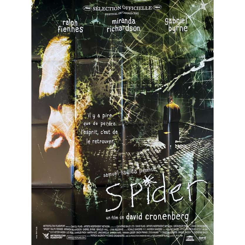 SPIDER Affiche de film- 120x160 cm. - 2002 - Ralph Fiennes, David Cronenberg