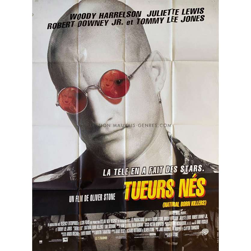 TUEURS NES Affiche de film- 120x160 cm. - 1994 - Woody Harrelson, Oliver Stone