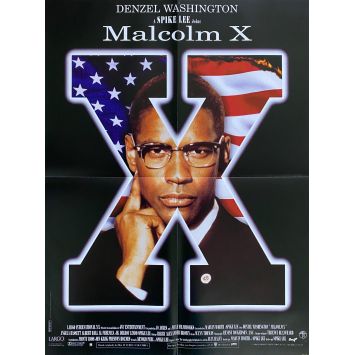 MALCOLM X Affiche de film- 60x80 cm. - 1992 - Denzel Washington, Spike Lee