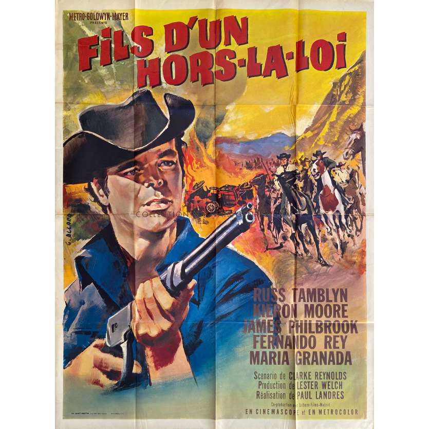 FILS D'UN HORS LA LOI Affiche de film- 120x160 cm. - 1965 - Russ Tamblyn, Paul Landres