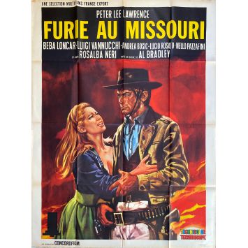 FURIE AU MISSOURI Affiche de film- 120x160 cm. - 1967 - Peter Lee Lawrence, Alfonso Brescia