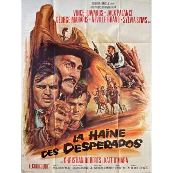 THE DESPERADOS Movie Poster- 47x63 in. - 1969 - Henry Levin, Vince Edwards
