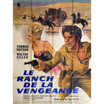 LEGEND OF A GUNFIGHTER Movie Poster- 47x63 in. - 1964 - Rolf Olsen, Thomas Fritsch