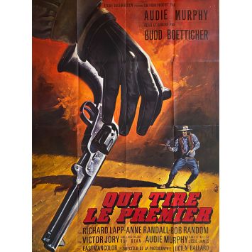 A TIME FOR DYING Movie Poster- 47x63 in. - 1969 - Budd Boetticher, Richard Lapp