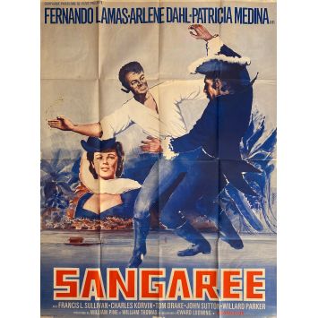 SANGAREE Affiche de film- 120x160 cm. - 1953 - Fernando Lamas, Edward Ludwig