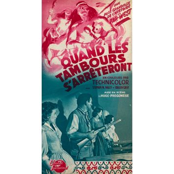 QUAND LES TAMBOURS S'ARRETERONT Dossier de presse 6p - 21x30 cm. - 1951 - Stephen McNally, Hugo Fregonese