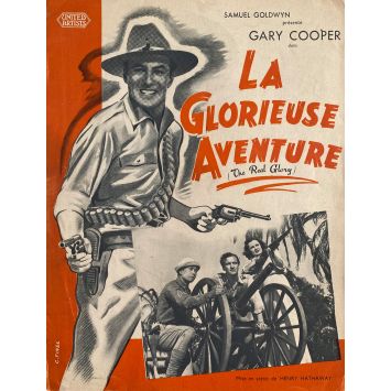 LA GLORIEUSE AVENTURE Synopsis 4p - 24x30 cm. - 1939 - Gary Cooper, David Niven, Henry Hathaway