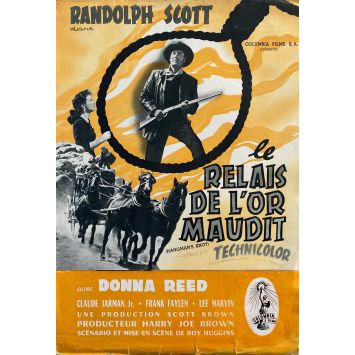 HANGMAN'S KNOT Herald 4p - 10x12 in. - 1952 - Roy Huggins, Randolph Scott, Donna Reed