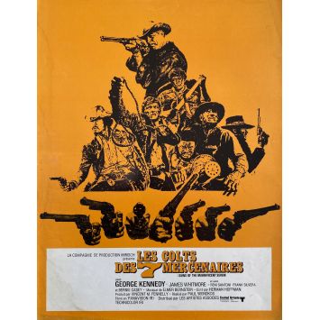 GUNS OF THE MAGNIFICENT SEVEN Herald 4p - 10x12 in. - 1969 - Paul Wendkos, George Kennedy