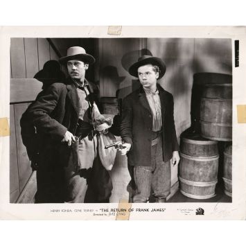 LE RETOUR DE FRANK JAMES Photo de presse N88 - 20x25 cm. - 1940 - Henry Fonda, Fritz Lang