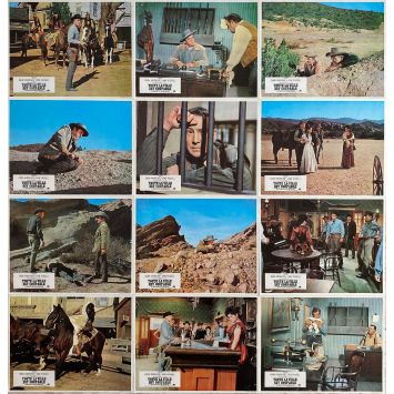 JOHNNY RENO Lobby Cards x12 - Set A and B - 9x12 in. - 1966 - R.G. Springsteen, Dana Andrews, Jane Russell