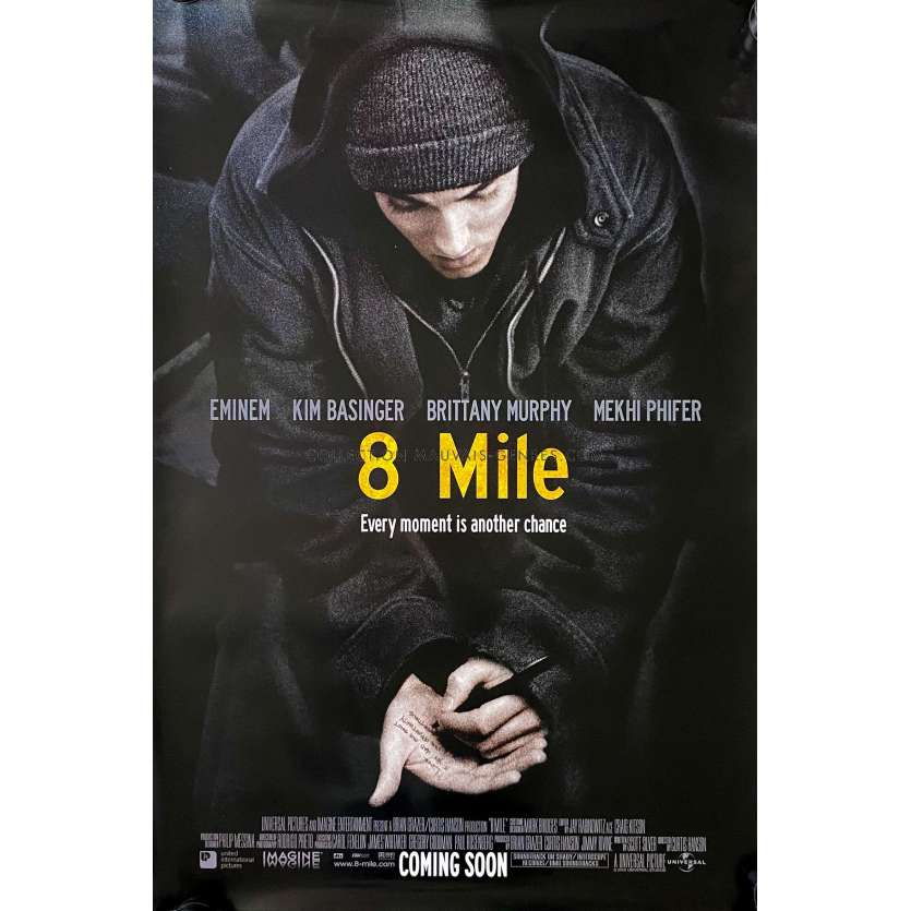 8 MILE Affiche de film Intl. - 69x102 cm. - 2002 - Eminem, Curtis Hanson