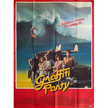 BIG WEDNESDAY Movie Poster- 47x63 in. - 1978 - John Milius, Jan-Michael Vincent - Surf