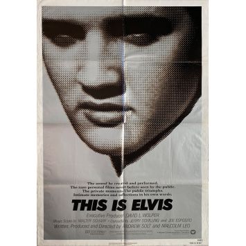 THIS IS ELVIS Movie Poster- 27x41 in. - 1981 - Malcolm Leo, Elvis Presley - Rock