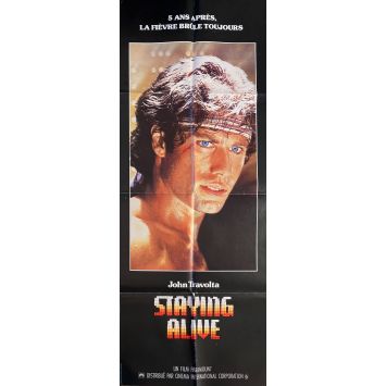 STAYING ALIVE Movie Poster- 23x63 in. - 1983 - Sylvester Stallone, John Travolta - Dance