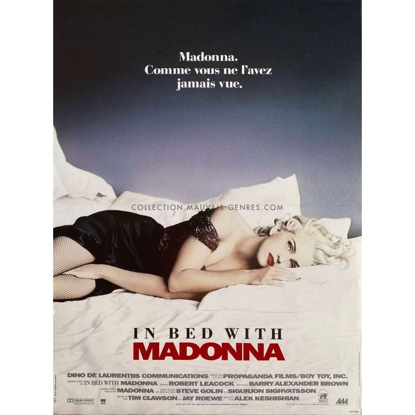 IN BED WITH MADONNA Affiche de film- 40x54 cm. - 1991 - Madonna, Alek Keshishian -