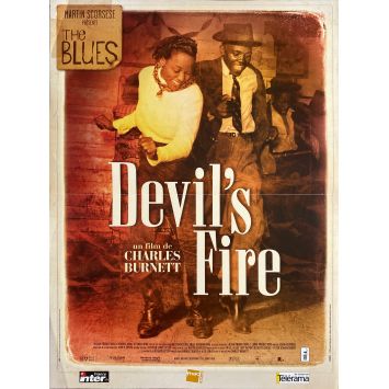 THE BLUES : DEVIL'S FIRE Affiche de film- 40x54 cm. - 2003 - Nathaniel Lee Jr, Charles Burnett -