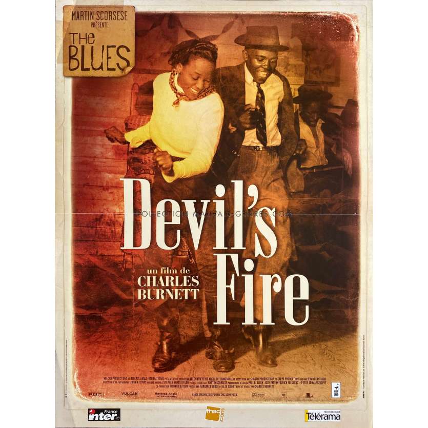 THE BLUES : DEVIL'S FIRE Affiche de film- 40x54 cm. - 2003 - Nathaniel Lee Jr, Charles Burnett -