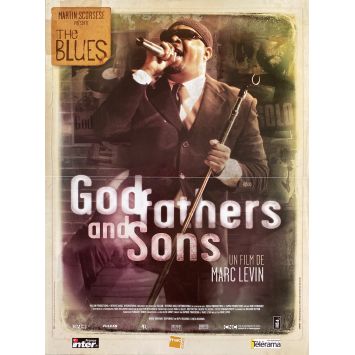 GODFATHERS AND SONS Movie Poster- 15x21 in. - 2003 - Marc Levin, Chuck D, Muddy Waters -