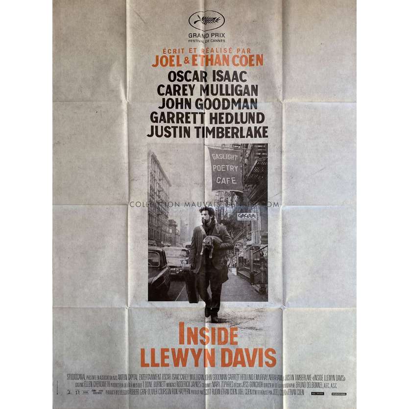 INSIDE LLEWYN DAVIS Movie Poster- 47x63 in. - 2013 - Joel Coen, Oscar Isaac -