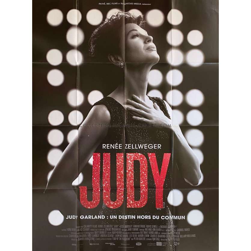 JUDY Movie Poster- 47x63 in. - 2019 - Rupert Goold, Renée Zellweger -