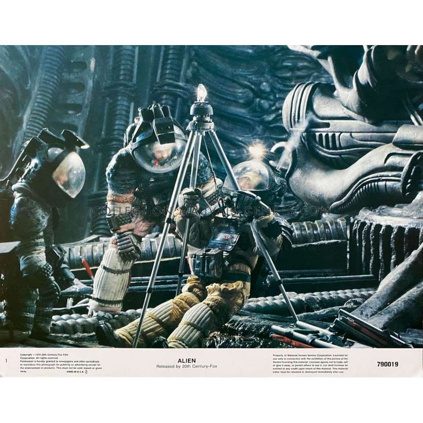 ALIEN Lobby Card N1 - 11x14 in. - 1979 - Ridley Scott, Sigourney Weaver -