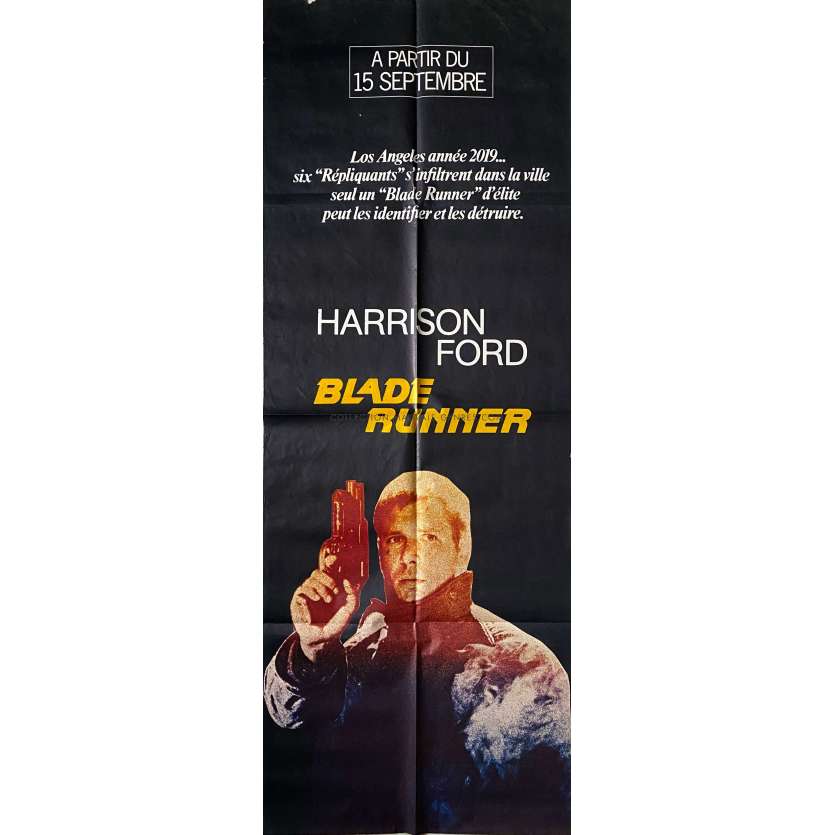 BLADE RUNNER Affiche de film- 60x160 cm. - 1982 - Harrison Ford, Ridley Scott -