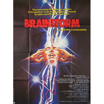 BRAINSTORM Affiche de film- 120x160 cm. - 1983 - Christopher Walken, Douglas Trumbull -