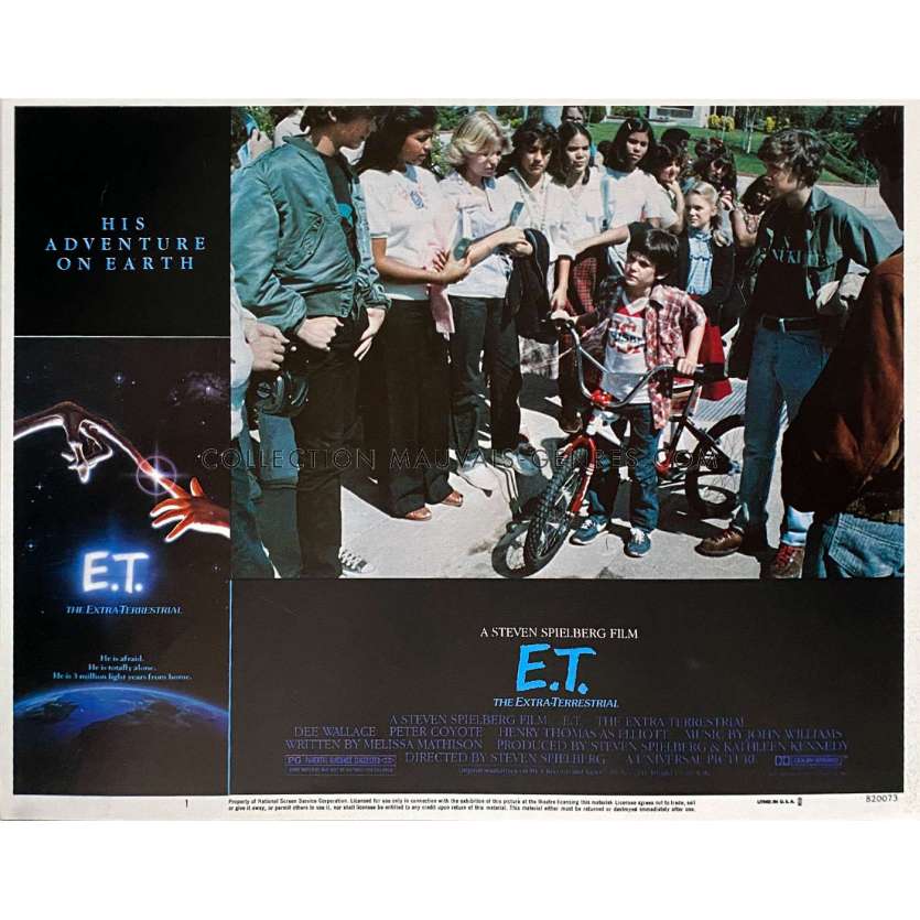 E.T. THE EXTRA-TERRESTRIAL Lobby Card N1 - 11x14 in. - 1982 - Steven Spielberg, Dee Wallace -