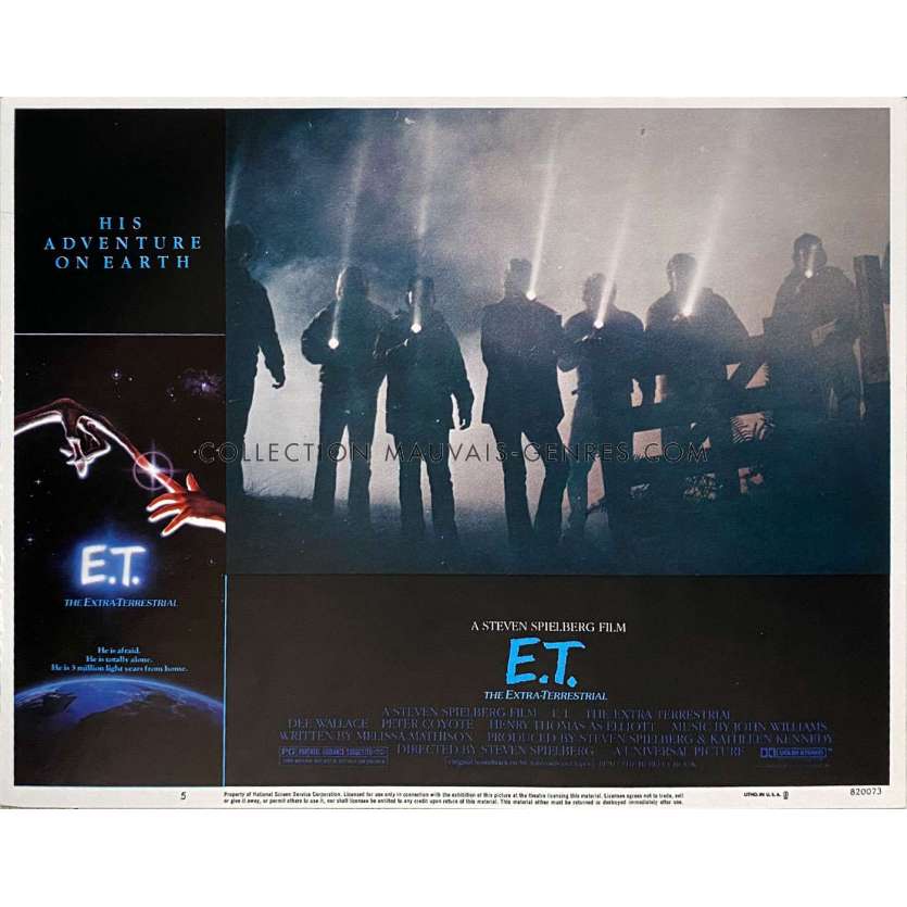 E.T. THE EXTRA-TERRESTRIAL Lobby Card N5 - 11x14 in. - 1982 - Steven Spielberg, Dee Wallace -