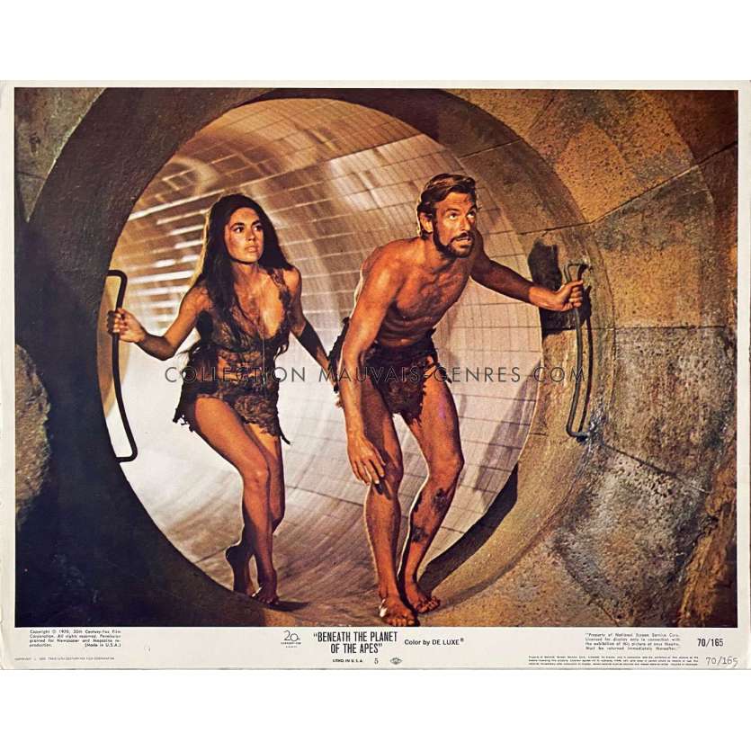 BENEATH THE PLANET OF THE APES Lobby Card N5 - 11x14 in. - 1970 - Ted Post, James Franciscus -