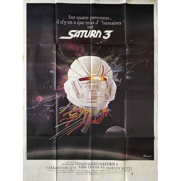 SATURN 3 Affiche de film- 120x160 cm. - 1980 - Farrah Fawcett, Kirk Douglas, Stanley Donen -